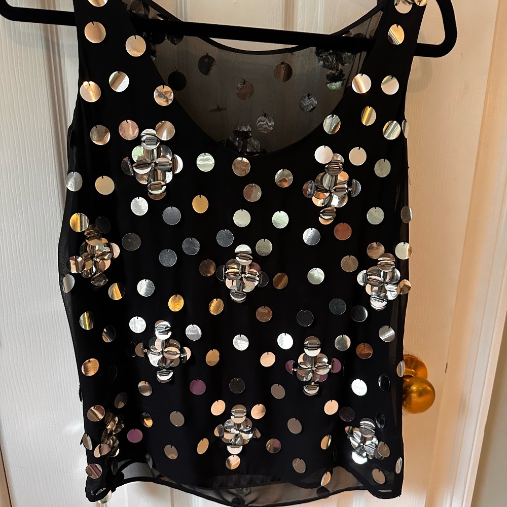 Milly Paillette Top
